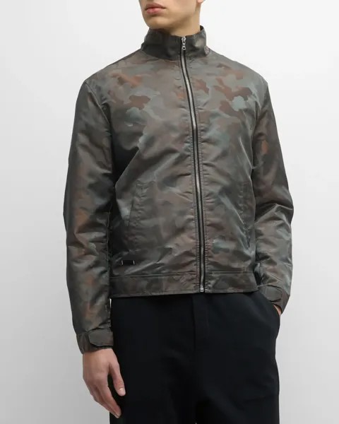 Мужская спортивная куртка с камуфляжным воротником TRUE TRIBE, цвет Camo Grigio