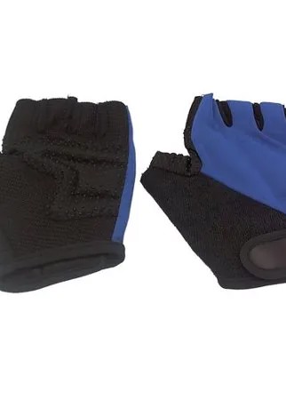 Велосипедные перчатки TBS h-89. материал: нейлон/ладонь с кевларовой нитью. цвет: чёрный/синий. размер: l