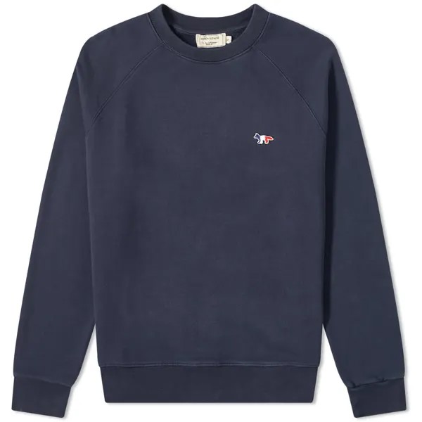 Толстовка Maison Kitsuné Tricolour Fox Patch Crew