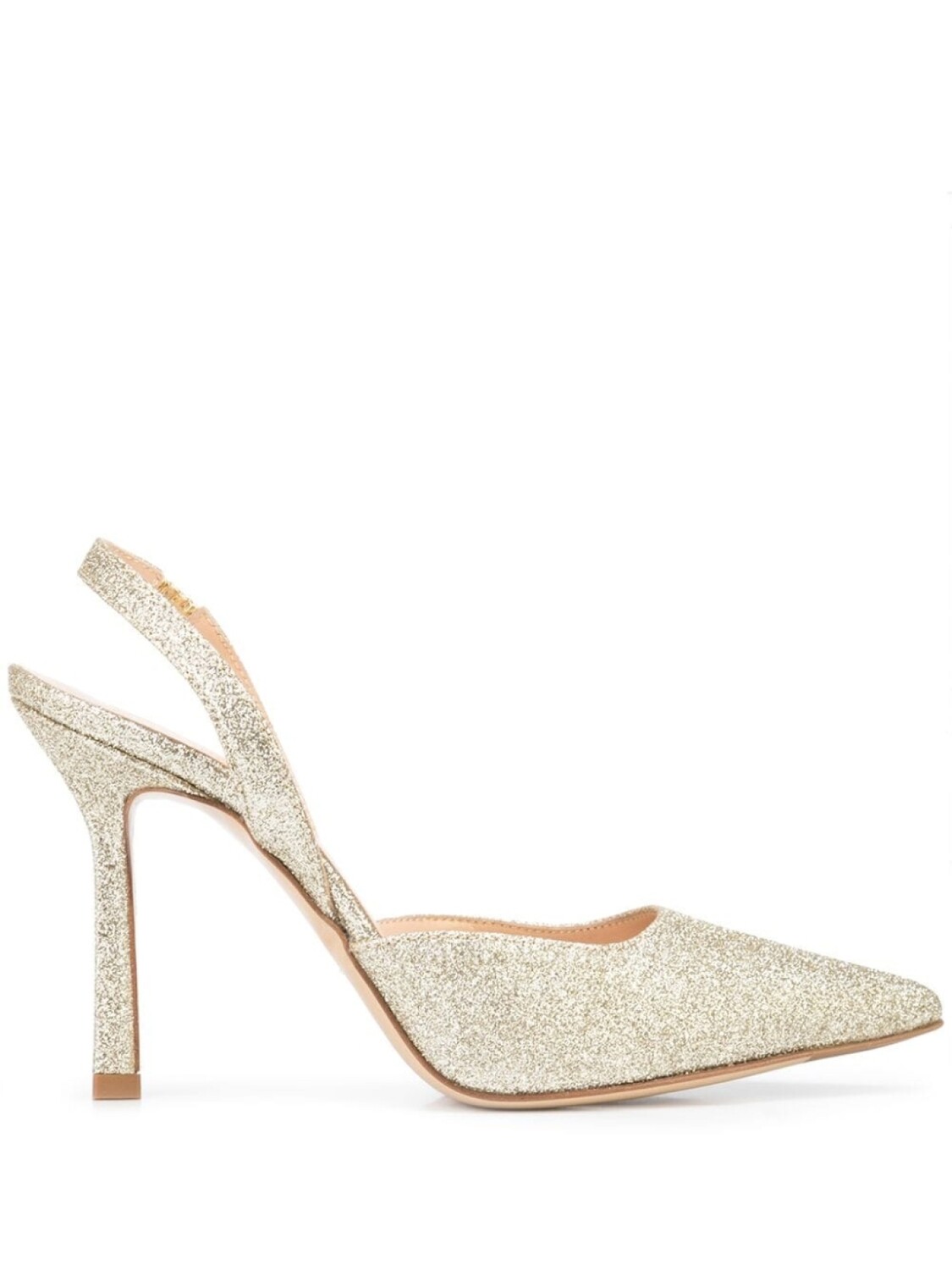 Madison.Maison туфли Chanel с блестками, золотой