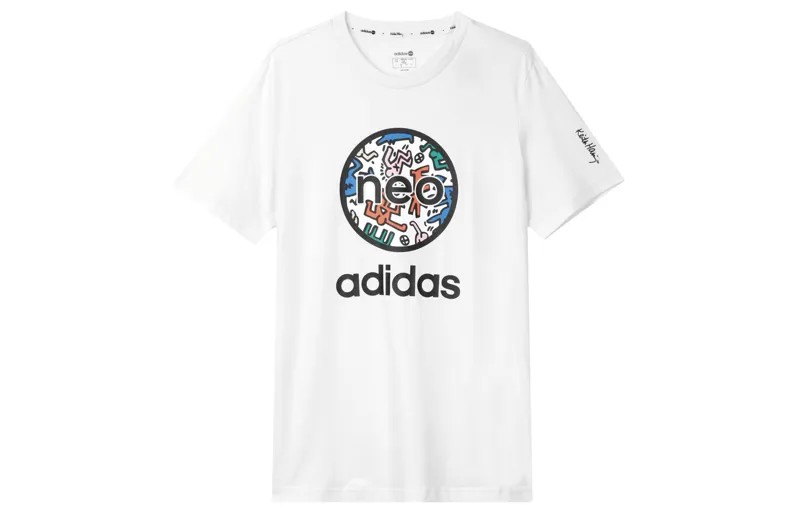Футболка Keith Haring X унисекс белая Adidas Neo, белый