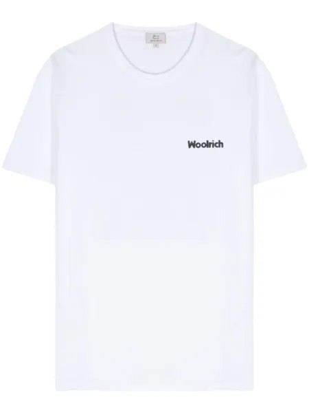 Woolrich футболка с логотипом, белый