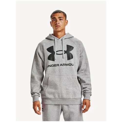Толстовка Under Armour Rival Fleece Big Logo Hoodie Серый XS 1357093-011