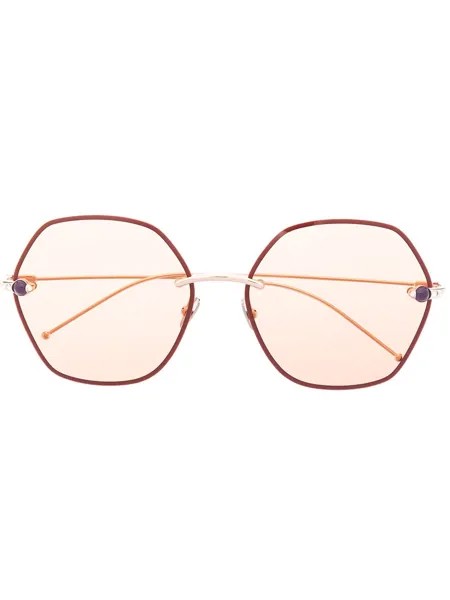Pomellato Eyewear солнцезащитные очки в геометричной оправе