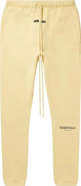 Спортивные брюки Fear of God Essentials x Mr. Porter Exclusive Sweatpants 'Garden Glove', кремовый