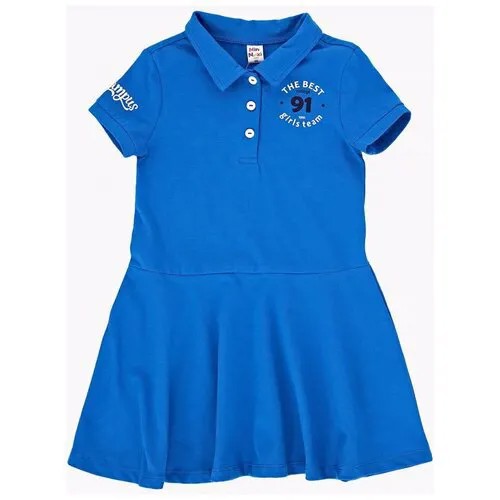 Платье Mini Maxi, модель 6848, цвет синий, размер 110