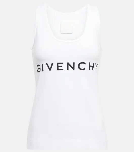 Футболка из смесового хлопка с логотипом GIVENCHY, разноцветный