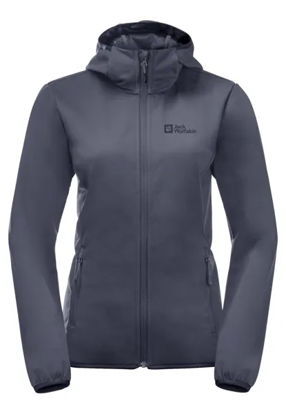 Куртка Softshell WINDHAIN Jack Wolfskin, цвет dolphin