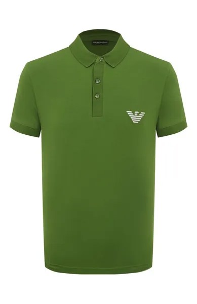 Хлопковое поло Emporio Armani