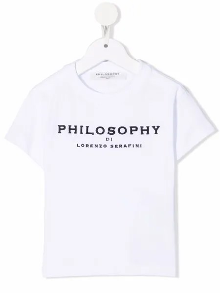 Philosophy Di Lorenzo Serafini Kids футболка с вышитым логотипом