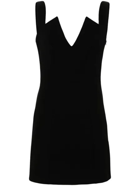 Givenchy мини-платье кади, черный