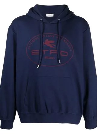 ETRO худи с кулиской и логотипом