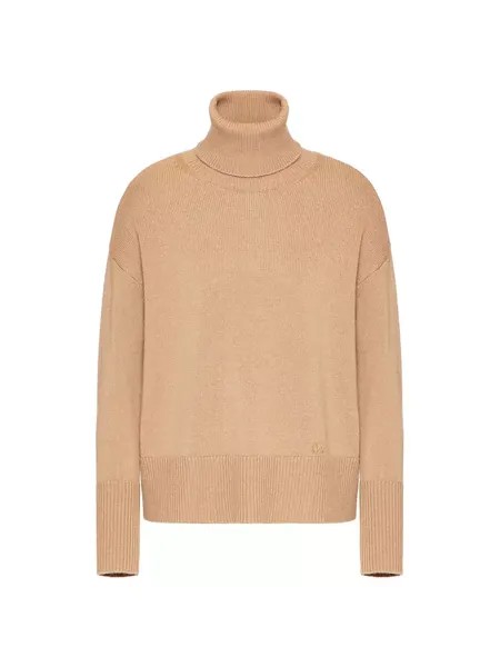 Кашемировый свитер Valentino Garavani, цвет camel