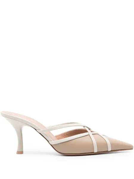 Malone Souliers мюли Vera 70 в двух тонах, нейтральный цвет