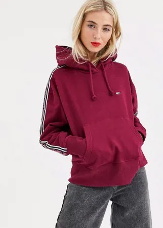 Худи из органического хлопка Tommy Jeans-Красный