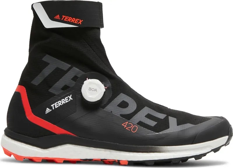 Adidas Terrex Agravic Tech Pro Trail Черные красные белые туфли FU7634 Мужские 11-12