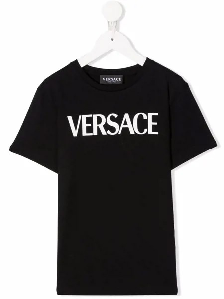 Versace Kids футболка с логотипом