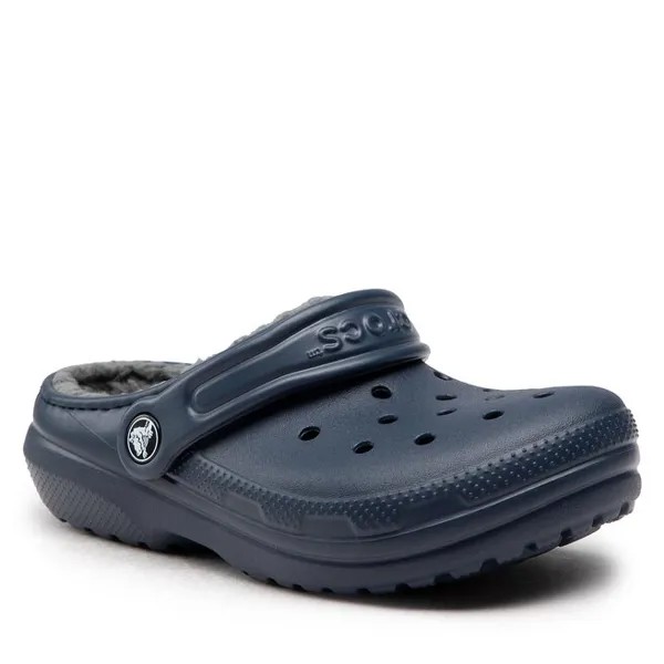 Шлепанцы Crocs ClassicLined Clog, темно-синий