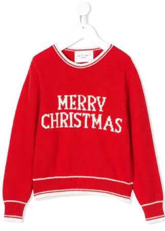 Alberta Ferretti Kids свитер 'Merry Christmas'