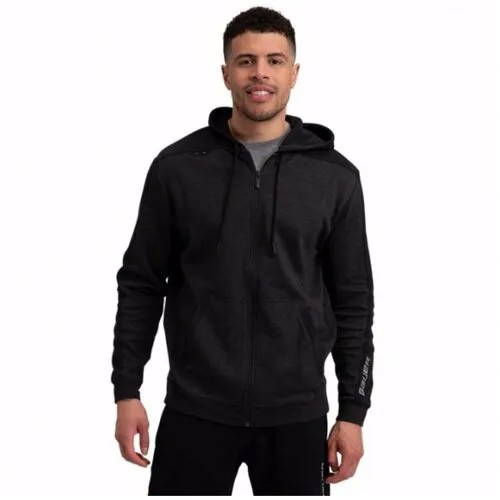 Толстовка BAUER Prem Fleece Full Zip SR взрослая(M / черный/M)
