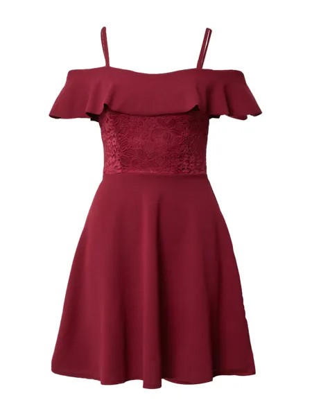Коктейльное платье Wal G. BENEDETTA, красное вино