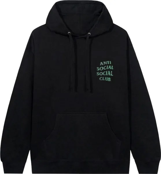 Худи Anti Social Social Club Glitch Hoodie 'Black', черный