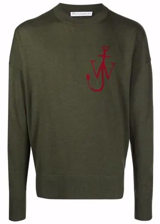 JW Anderson шерстяной джемпер с логотипом
