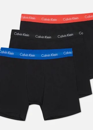 Комплект мужских трусов Calvin Klein Underwear 3-Pack Boxer Brief, цвет чёрный, размер L