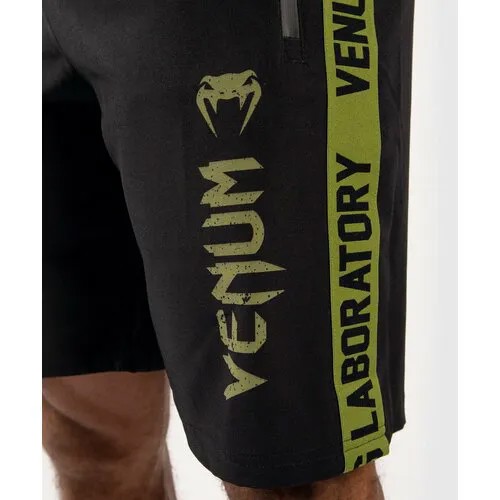 Шорты Venum, размер S, зеленый, черный