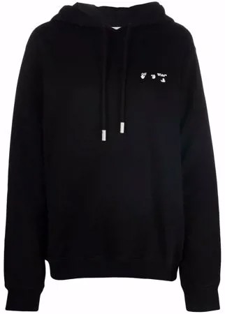 Off-White худи с логотипом Hands Off