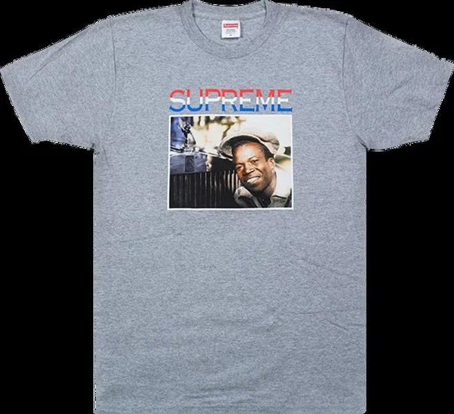 Футболка Supreme x Barrington Levy & Jah Life Englishman T-Shirt 'Grey', серый