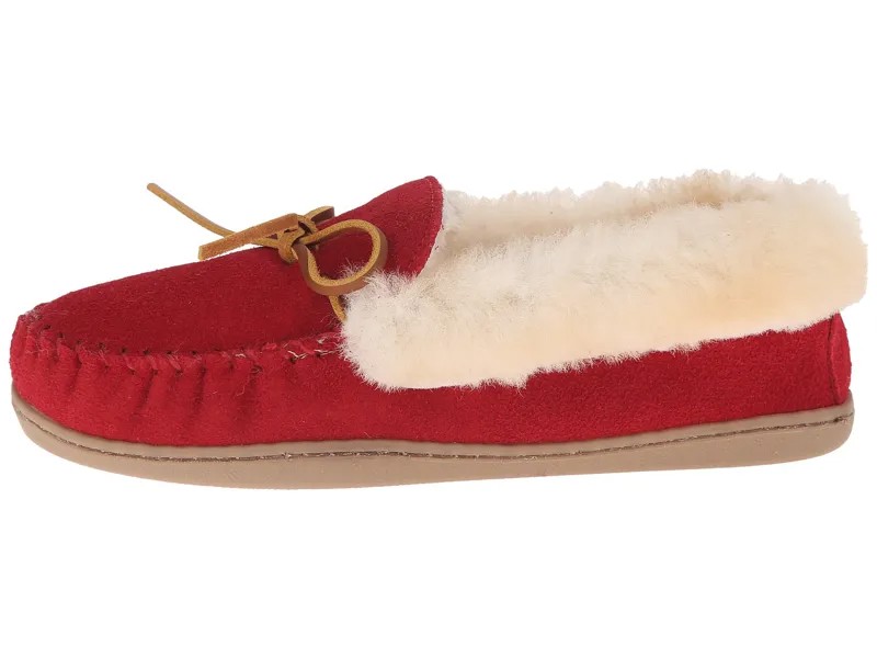 Домашняя обувь Minnetonka Alpine Sheepskin Moc, красный