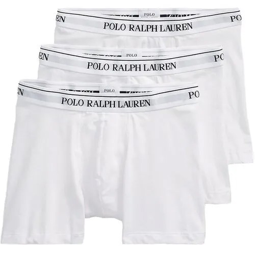 Трусы Polo Ralph Lauren, 3 шт., размер 2XL, белый