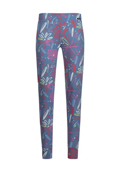 Зауженные пижамные штаны Night In с цветочным принтом для женщин SKINY, цвет Bedenim Flower