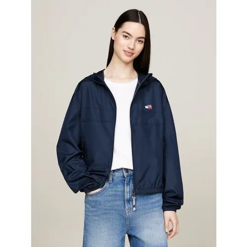 Ветровка Tommy Jeans, размер S, темно-синий