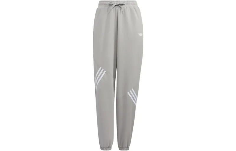 Трикотажные спортивные штаны женские серые Adidas Neo