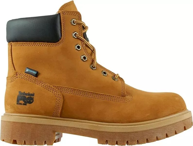 Мужские рабочие ботинки Timberland PRO с прямым креплением, 6 дюймов, 200 г, со стальным носком EH
