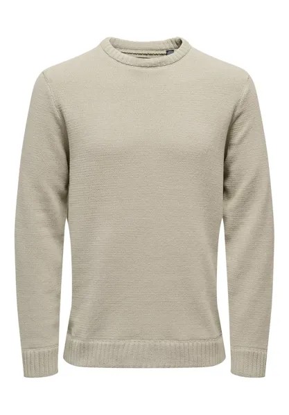 Свитер ONSESE LIFE REG Only & Sons, бежевый