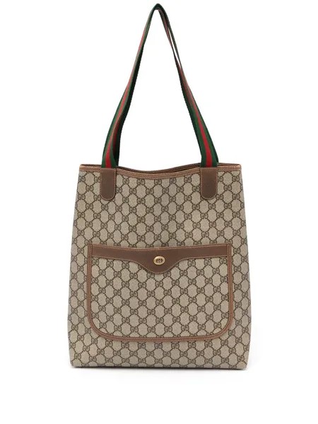 Gucci Pre-Owned сумка на плечо Sherry 1980-х годов с узором GG Supreme