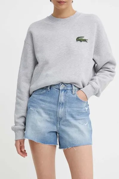 Джинсовые шорты A-LINE SHORT UHW Pepe Jeans, синий
