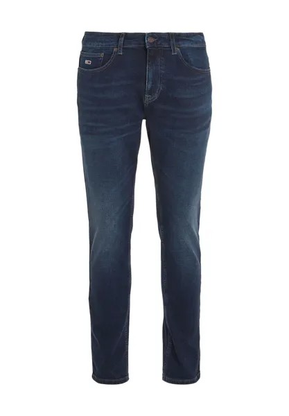 Джинсы пятикарманные с лейблом мужские TOMMY Jeans, деним