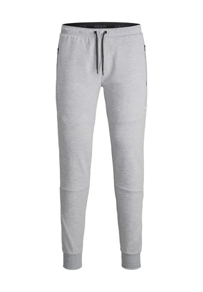 Спортивные штаны с карманами на молнии мужские Jack & Jones, цвет Light Grey