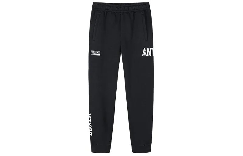 Трикотажные спортивные штаны Variety Training Collection для мужчин, цвет черный/белый Anta, черный/белый