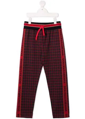 Dolce & Gabbana Kids клетчатые брюки