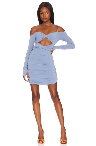 Платье мини Camila Coelho Meredith, цвет Periwinkle Blue