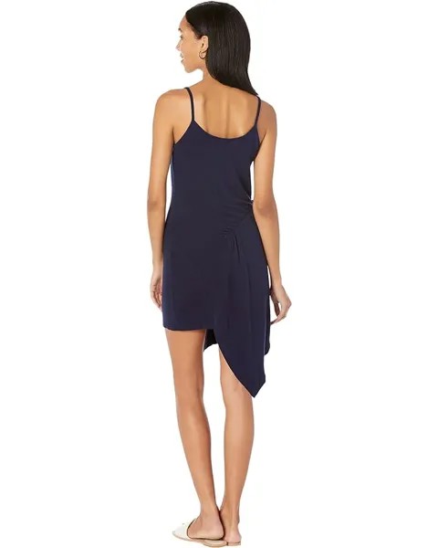 Платье MONROW Supersoft Cami Dress with Waist Tie, цвет Navy Blue