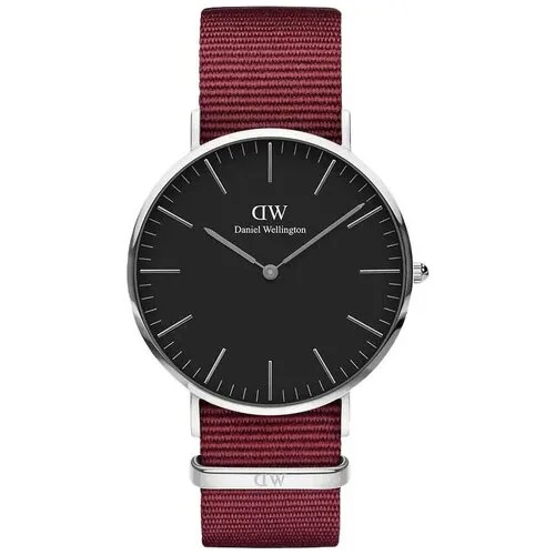 Наручные часы Daniel Wellington Classic, красный, серебряный