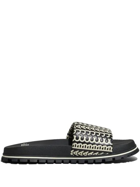 Шлепанцы The Slide Monogram Marc Jacobs, черный