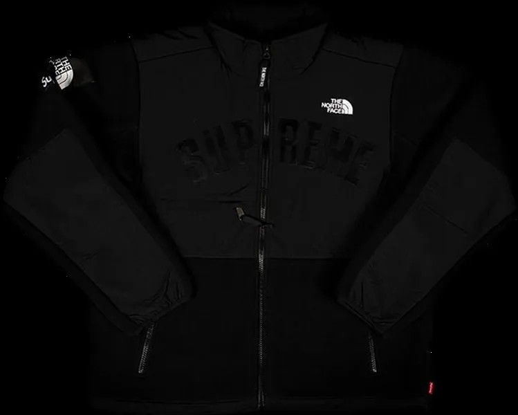 Куртка Supreme x The North Face Arc Logo Denali Fleece Jacket 'Black', черный