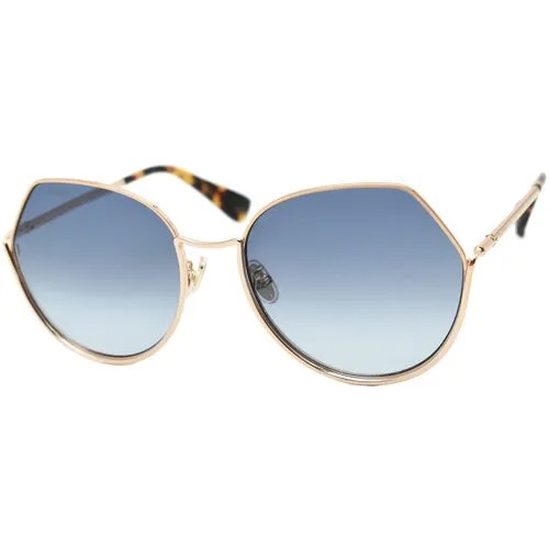 Солнцезащитные очки Max Mara MM0019-D, золотой, голубой